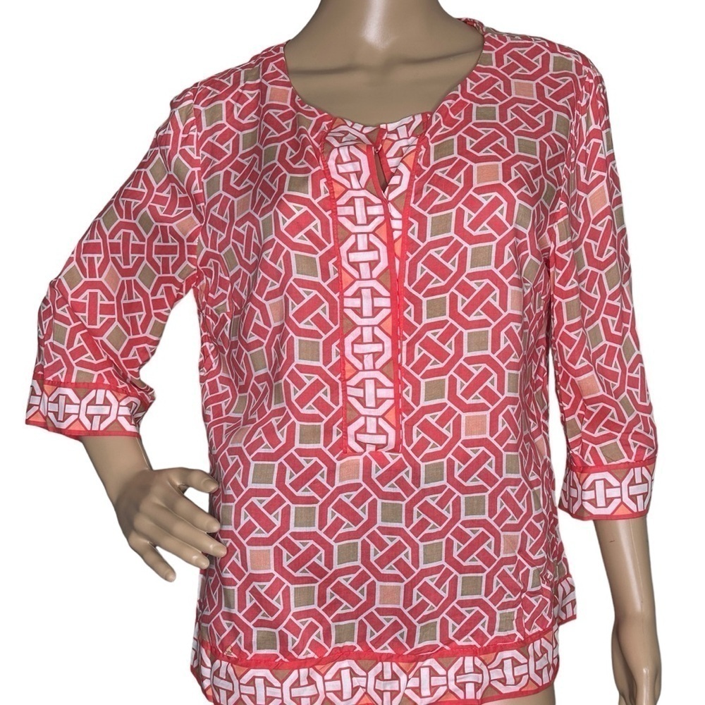 New York & Co geometric top, medium